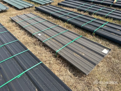 Quantity of 2025 Kit Containers 12 Ft Corrugated Tin معدات بناء متنوعة (Unused)