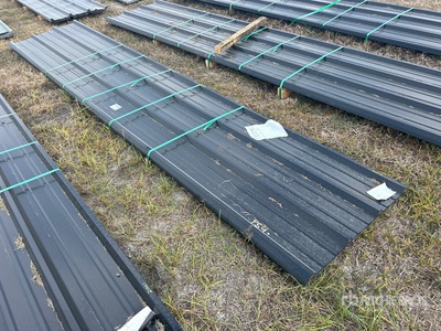 Quantity of 2025 Kit Containers 16 Ft Corrugated Tin معدات بناء متنوعة (Unused)