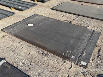 Quantity of (2) 2025 Kit Containers Steel 5 ft x 8 ft (.75 in Thick) Steel Plates