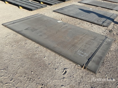 Quantity of (2) 2025 Kit Containers Steel 5 ft x 9 ft 6 in (.75 in Thick) Steel Plates