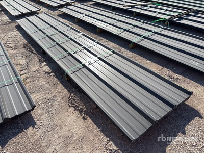 Quantity of (50) 2025 Kit Containers 16 ft Steel R Panel Materiale edile (Unused)