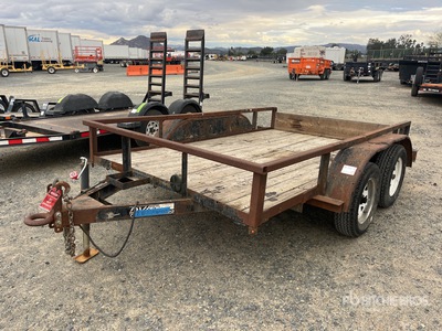 2012 DV Manufacturing DV50LA 10.5 ft T/A Utility Trailer