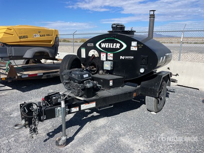 2022 Weiler TT300 S/A 300 gal Asphalt Distributor Trailer