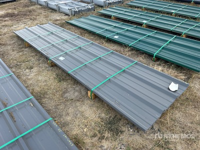 Quantity of 2025 Kit Containers 12 Ft Corrugated Tin معدات بناء متنوعة (Unused)