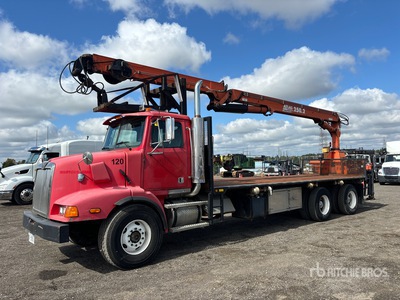 Terex Atlas 250.2 3000 kg Straight Boom on 2004 Western Star 4900 6x4 Autocarro con braccio sollevamento