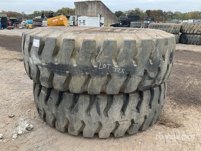 Quantity of (2) 24.00R35 Rims & Pneumatici