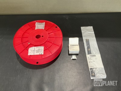 (1) Roll of Sleeving, (20) Plates, (1) Relays & Assorted Items