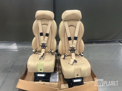(2) Global Seating Systems 3D51-555N303-1D Vehicular Seats