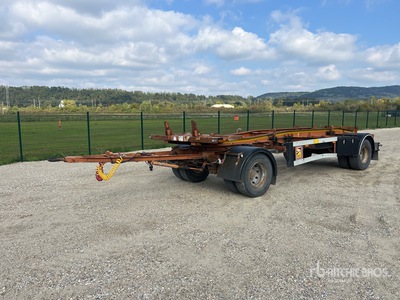 2010 AJK 6.10 m T/A Remorque Porte-Conteneur Rimorchio portacontainer