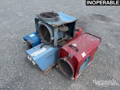 Qte De Chauffages De Chantier Qty Of (Inoperable)