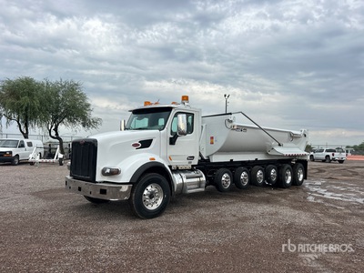 2020 Peterbilt 567 14x4 Simple 18 Five Axle Dump Truck