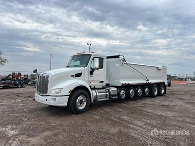 2019 Peterbilt 579 14x4 Simple 18 Five Axle Dump Truck