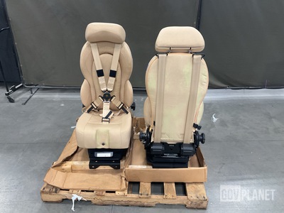 (2) Global Seating Systems 3D51-555N303-1D Vehicular Seats