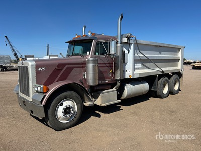 1989 Peterbilt 379 6x4 を見 Dump Truck