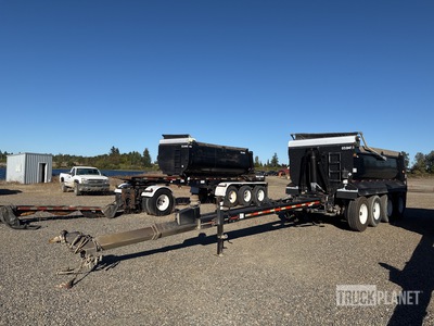 2005 Clough Quad/A Pup Dump Trailer