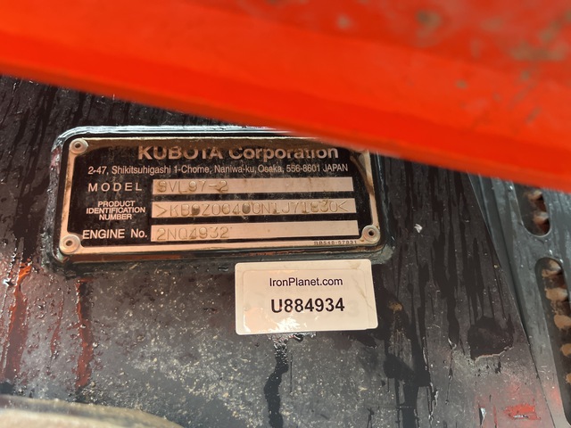MINI CARGADOR SOBRE ORUGAS 2022 KUBOTA SVL972