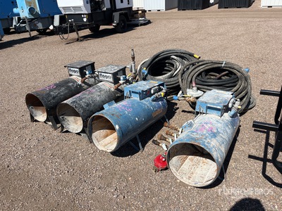 Quantity of (4) 400000 BTU Torpedo Heaters