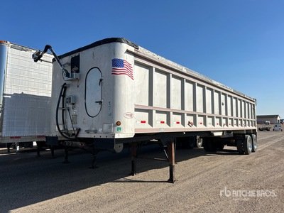 2004 Trailstar 42 ft T/A Aluminum Quarter Frame Tipping Trailer