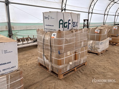 Quantity of (5) Boxes of 10 ft X 300 ft Grain Bags Varios, manejo de grano
