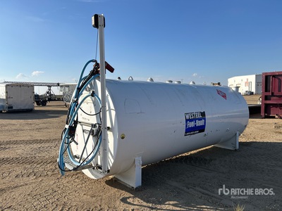 2011 Westeel 8550 L Skid Mounted Steel Fuel Tank