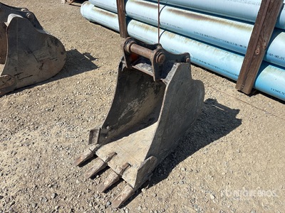 Cat 16 in Digging Excavator Bucket