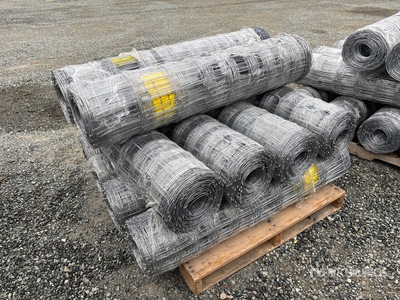 Quantity of (10) 2024 BYT FFC762 330 ft x 4 ft Galvanized Farm Staccionata (Unused)
