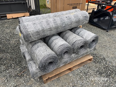 Quantity of (10) 2024 BYT FFC762 330 ft x 4 ft Galvanized Farm Staccionata (Unused)