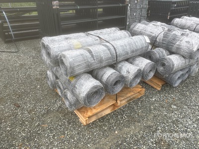 Quantity of (10) 2024 BYT FFC762 330 ft x 4 ft Galvanized Farm Zaun (Unused)