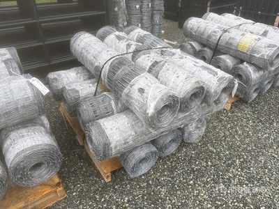 Quantity of (10) 2024 BYT FFC762 330 ft x 4 ft Galvanized Farm Zaun (Unused)