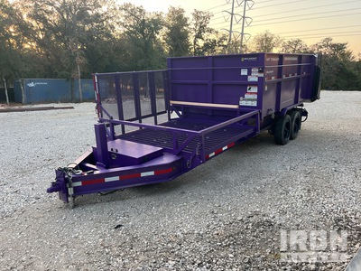 2022 Belmont DM1214-16K 18 ft 6 in T/A Mulch Mate DS1000 unloading system Lichte Kiepaanhanger