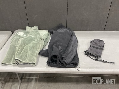(40) Cold Weather Jackets, (9) Cold Weather Shirts & Assorted Items