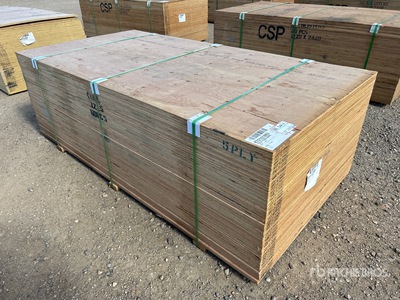 Quantity of 4 ft x 8 ft x 7/16 in Plywood