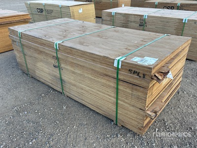 Quantity of 4 ft x 8 ft x 1/2 in Plywood