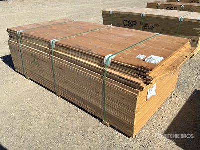 Quantity of 4 ft x 8 ft x 1/2 in Plywood