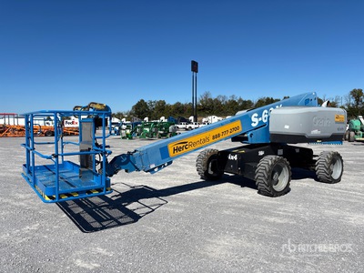 2017 Genie S-60XC 4WD Diesel Telescopic Boom Lift