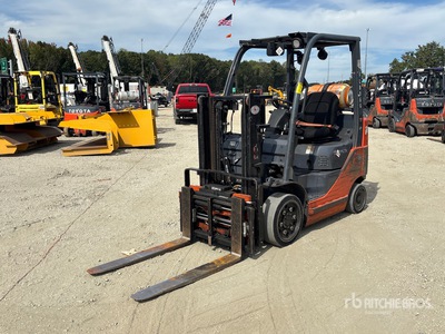 2014 Toyota 8FGCU20 4000 lb Cushion Tire Forklift