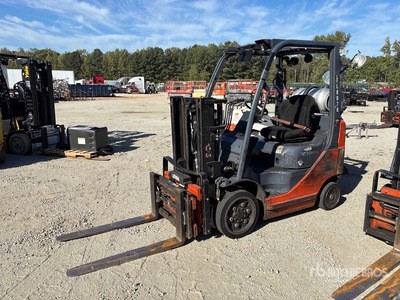 2014 Toyota 8FGCU20 4000 lb Cushion Tire Forklift (Inoperable)
