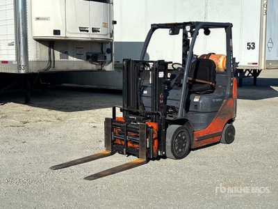2014 Toyota 8FGCU20 4000 lb Cushion Tire Forklift