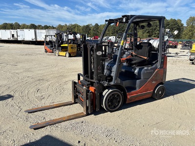 2014 Toyota 8FGCU20 4000 lb Cushion Tire Forklift