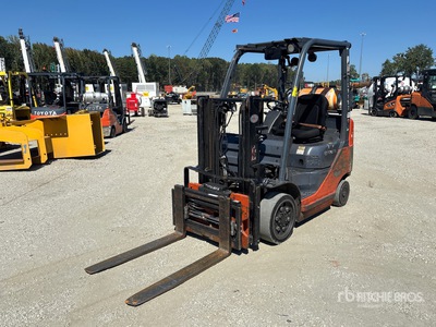 2014 Toyota 8FGCU20 4000 lb Cushion Tire Chariot Élévateur