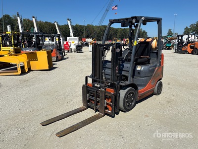 2014 Toyota 8FGCU20 4000 lb Cushion Tire Forklift