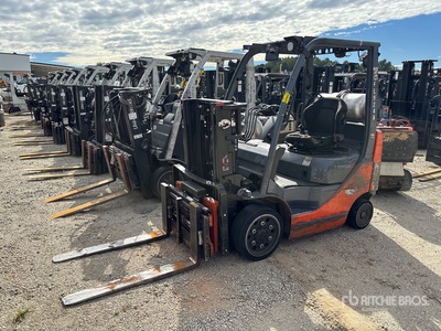 2014 Toyota 8FGCU20 4000 lb Cushion Tire Forklift (Inoperable)