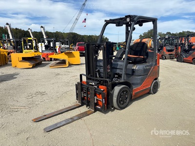 2014 Toyota 8FGCU20 4000 lb Cushion Tire Forklift