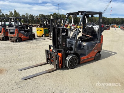 2014 Toyota 8FGCU20 4000 lb Pneumatic Tire Forklift