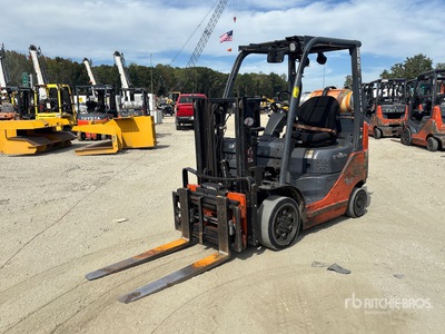 2014 Toyota 8FGCU20 4000 lb Cushion Tire Forklift