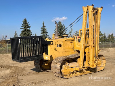 1980 Cat D6D Pipelayer