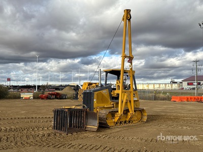 2006 John Deere 550J LGP Combination Equipo de tendido de cañerías w/ Midwestern M520 Conversion