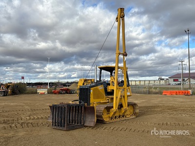 2006 John Deere 450J LGP Combination معدة وضع الأنابيب w/ 2007 Midwestern M510 Conversion