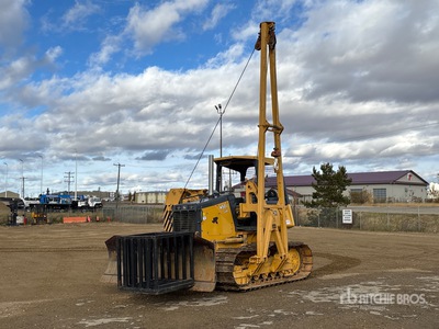 2007 John Deere 450J LGP Combination معدة وضع الأنابيب w/ 2011 Midwestern M510C Conversion
