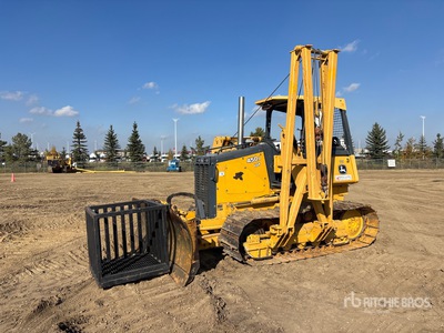 2007 John Deere 450J LGP Combination Pipelayer w/ 2011 Midwestern M510C Conversion